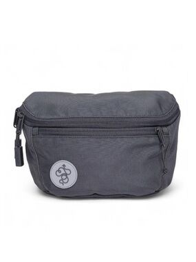 NWT Unisex Grey Water Resistant Nylon Fannypack/Belt Bag